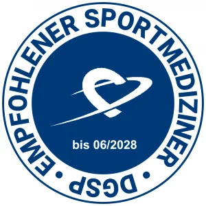 Logo der Deutschen Gesellschaft für Sportmedizin und Prävention e.V.